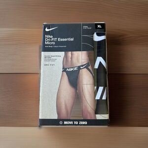 Nike Dri-FIT Essential Micro Jock Strap Mens Size XL Black Microfiber 3 Pack